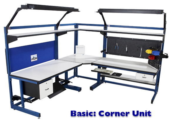 Basics corner bench "L" shaped bench