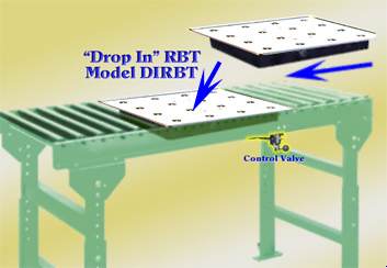 retractable ball transfer workbench