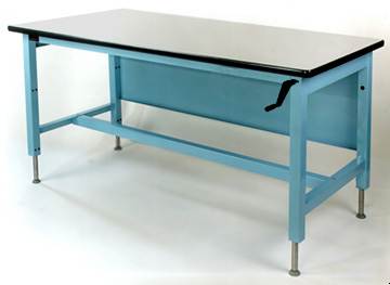 heavy duty hand adjustable workbench