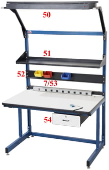 Cantilever ESD work bench / Production Furniture 