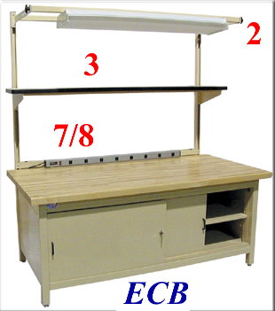 Enclosed Cabinet Bench