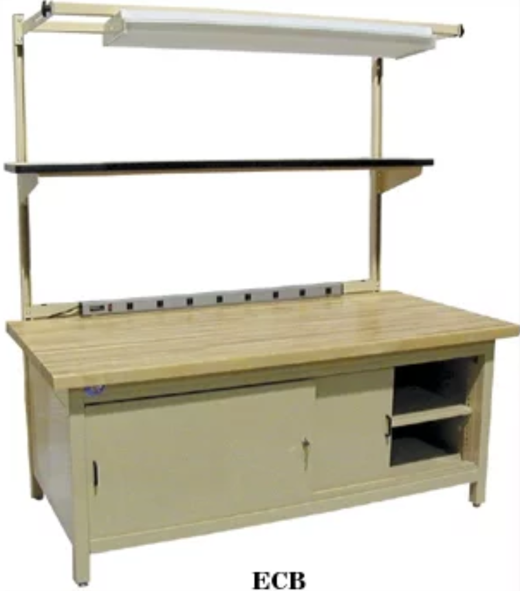 model enclosed cabinet work bench