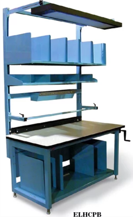 model ergoline height adjustable packing bench